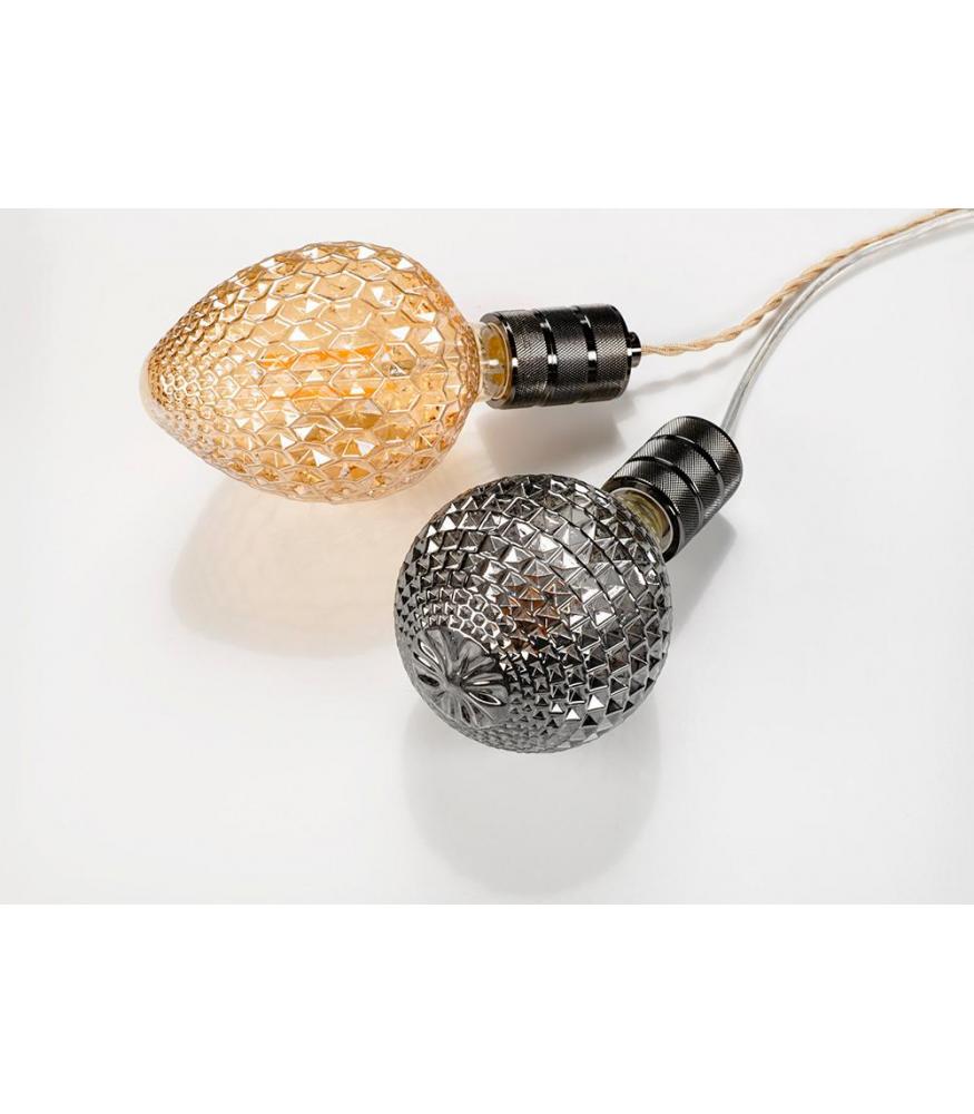 Decorative Lampholder Alu Grid E27 and E40 in Various Finishes-DIY – Lighting Components-Svetila.eu