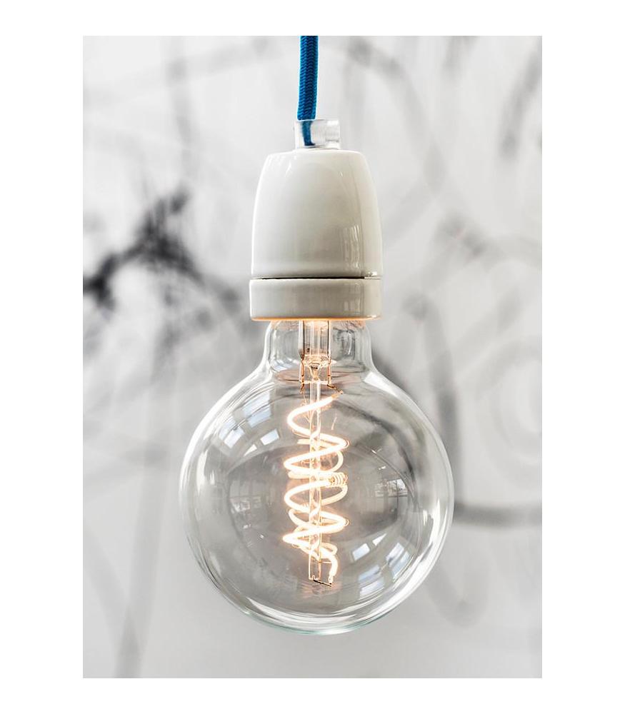 Decorative Lampholder porcelain E27 white-DIY – Lighting Components-Svetila.eu