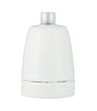 Decorative Lampholder porcelain E27 white-DIY – Lighting Components-Svetila.eu