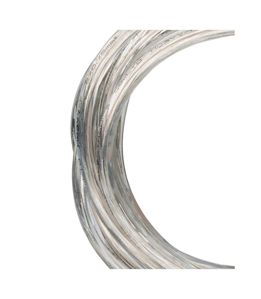 Decorative PVC Cable 2C transparent 3m-DIY – Lighting Components-Svetila.eu