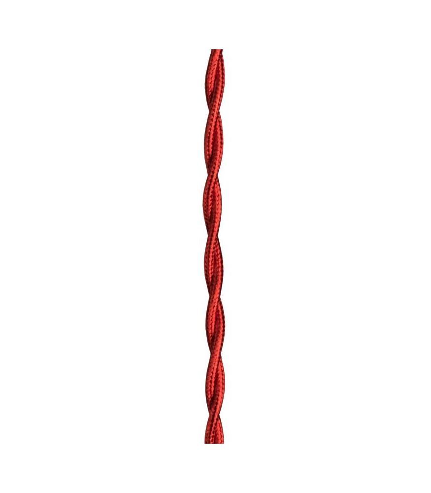 Decorative Textile Cable Twisted 2C 3m-DIY – Lighting Components-Svetila.eu