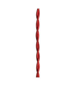 Decorative Textile Cable Twisted 2C 3m-DIY – Lighting Components-Svetila.eu