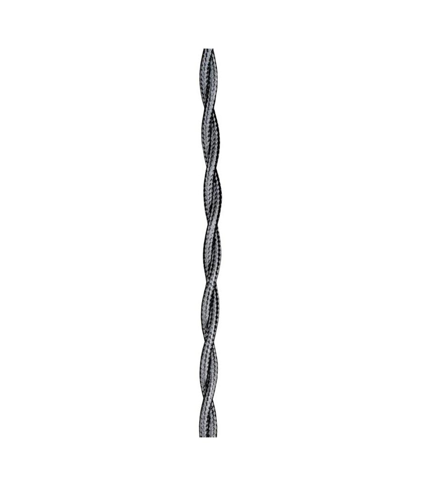 Decorative Textile Cable Twisted 2C 3m-DIY – Lighting Components-Svetila.eu