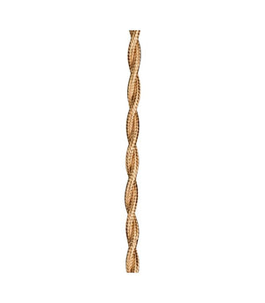 Decorative Textile Cable Twisted 2C 3m-DIY – Lighting Components-Svetila.eu