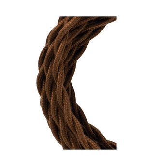 Decorative Textile Cable Twisted 2C 3m-DIY – Lighting Components-Svetila.eu
