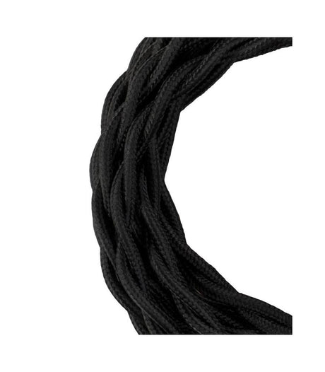 Decorative Textile Cable Twisted 2C 3m-DIY – Lighting Components-Svetila.eu