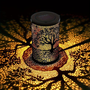 Hanging Solar Lantern Outdoor Waterproof Vintage Metal LED Lights-AE-Svetila.eu