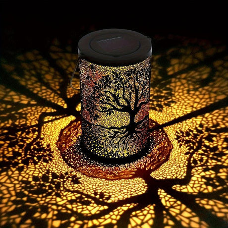 Hanging Solar Lantern Outdoor Waterproof Vintage Metal LED Lights-AE-Svetila.eu