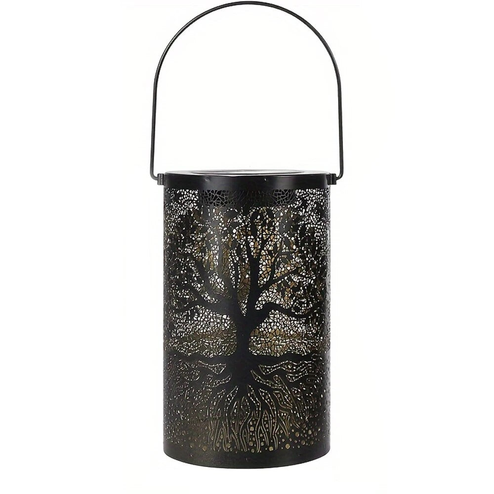 Hanging Solar Lantern Outdoor Waterproof Vintage Metal LED Lights-AE-Svetila.eu