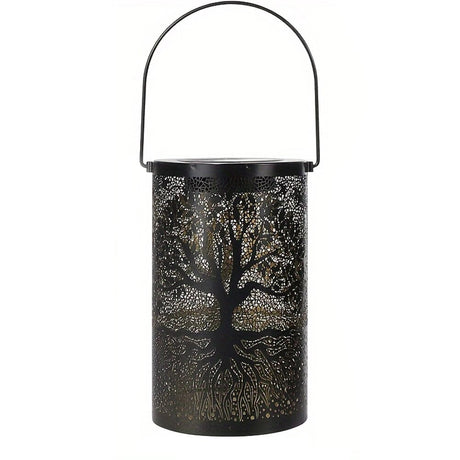 Hanging Solar Lantern Outdoor Waterproof Vintage Metal LED Lights-AE-Svetila.eu