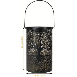 Hanging Solar Lantern Outdoor Waterproof Vintage Metal LED Lights-AE-Svetila.eu