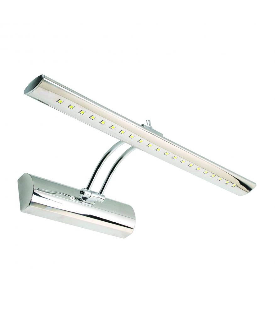 LED BRENA 4W/6W chrome/antic brass/mat NW for paintings and decorative lighting-Lighting for every space-Svetila.eu