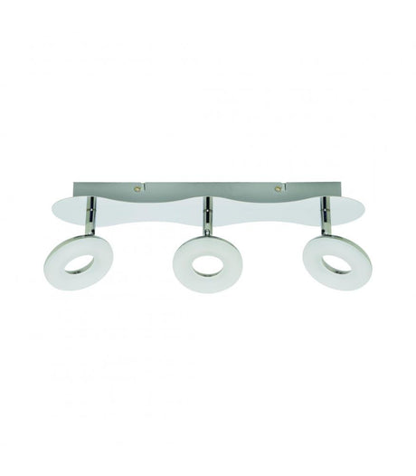 LED DONAT Chrome Light Fixture-Lighting for every space-Svetila.eu