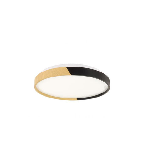 LED FARNA C - neutral white light, oak / black, available in 16W, 24W, 48W-Lighting for every space-Svetila.eu