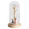 LED Glass Dome LED Enchanted Galaxy Rose with Fairy Lights in Dome-AE-Svetila.eu
