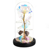 LED Glass Dome LED Enchanted Galaxy Rose with Fairy Lights in Dome-AE-Svetila.eu
