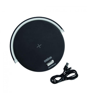 LED Light SATURN Wireless Phone Charger and Portable Bluetooth Speaker Combo-Lighting for every space-Svetila.eu