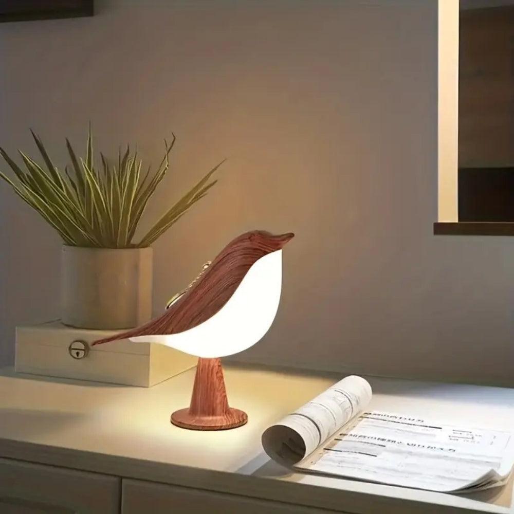 LED Night Light 3 Colors Touch Switch Bedside Light Dimmable Bird Lamps-AE-Svetila.eu
