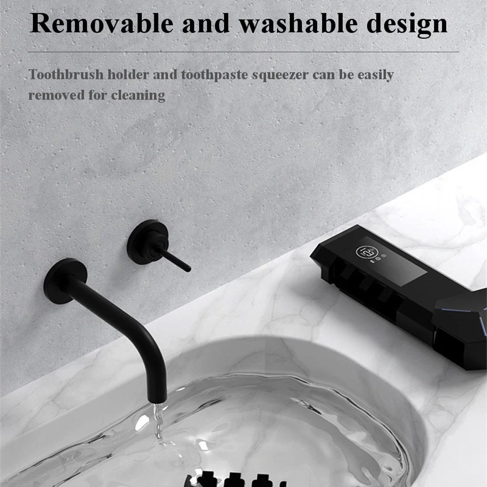 Light Charging Smart UV Toothbrush Sterilizer Bathroom Kit-Dental Care-Svetila.eu