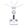 Multifunction Table Lamp LED Four Headed Folding Reading Lamp-AE-Svetila.eu
