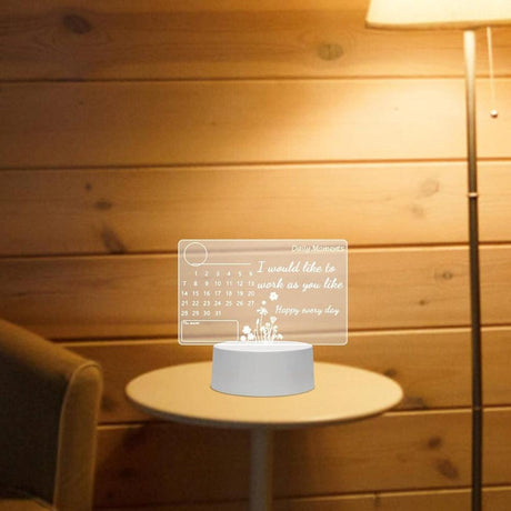 Note Board Night Light DIY Led USB Message Holiday Light With Pen-AE-Svetila.eu