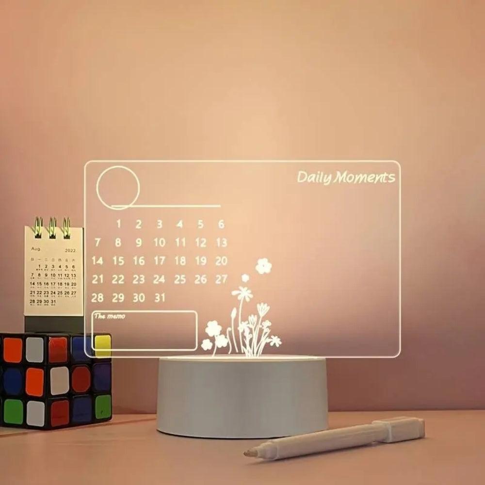 Note Board Night Light DIY Led USB Message Holiday Light With Pen-AE-Svetila.eu