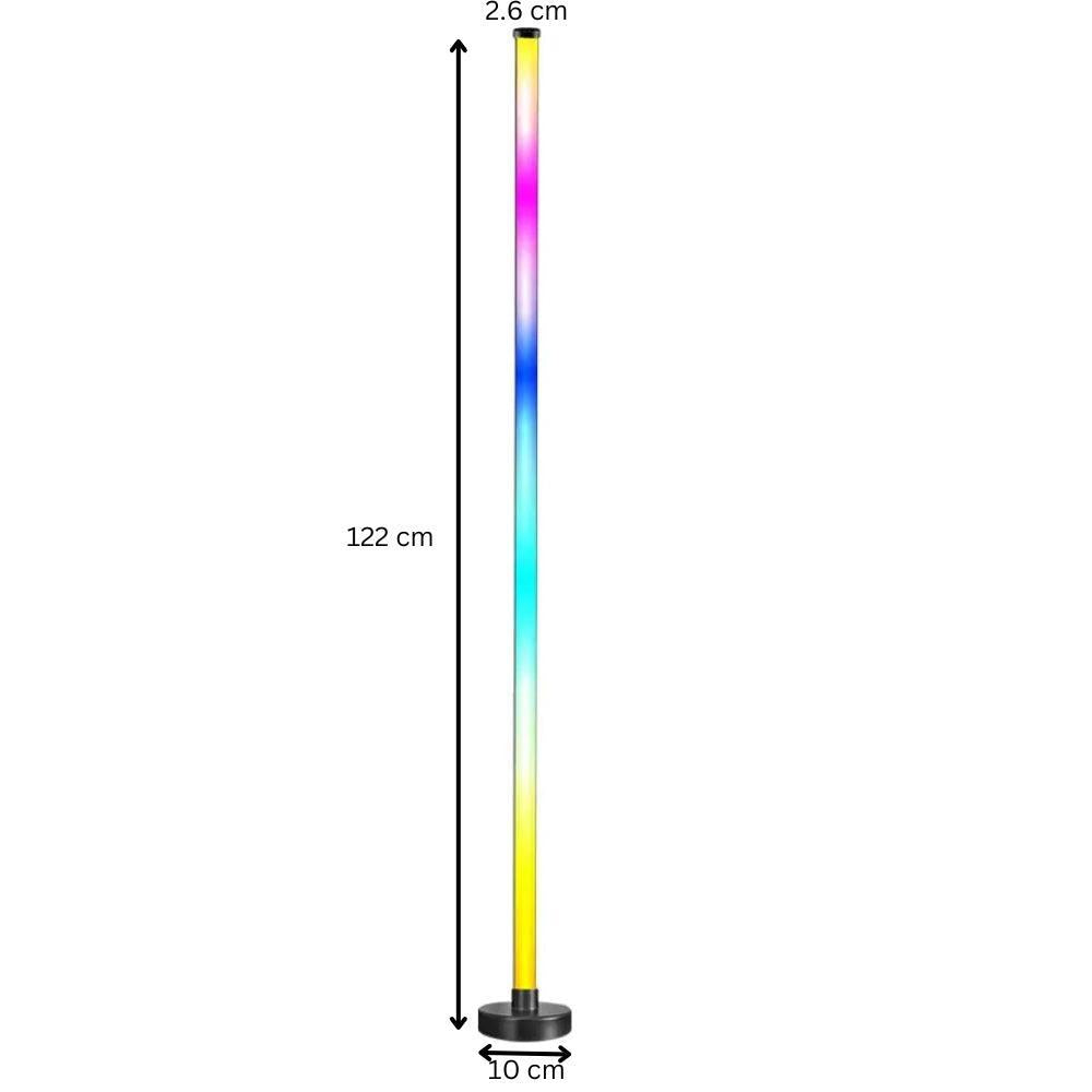 RGB LED Floor Lamp Remote APP Control Music Sync Corner Lighting-AE-Svetila.eu