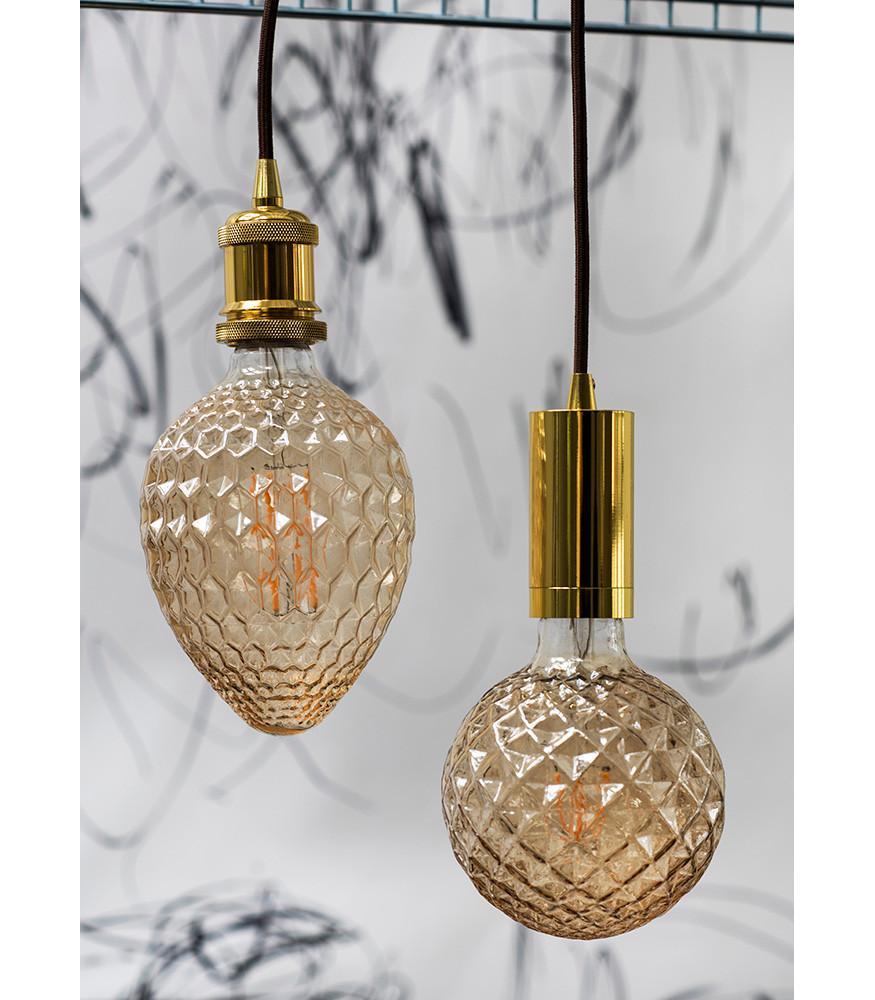 Retro Decorative Lampholder Alu E27 gold-DIY – Lighting Components-Svetila.eu