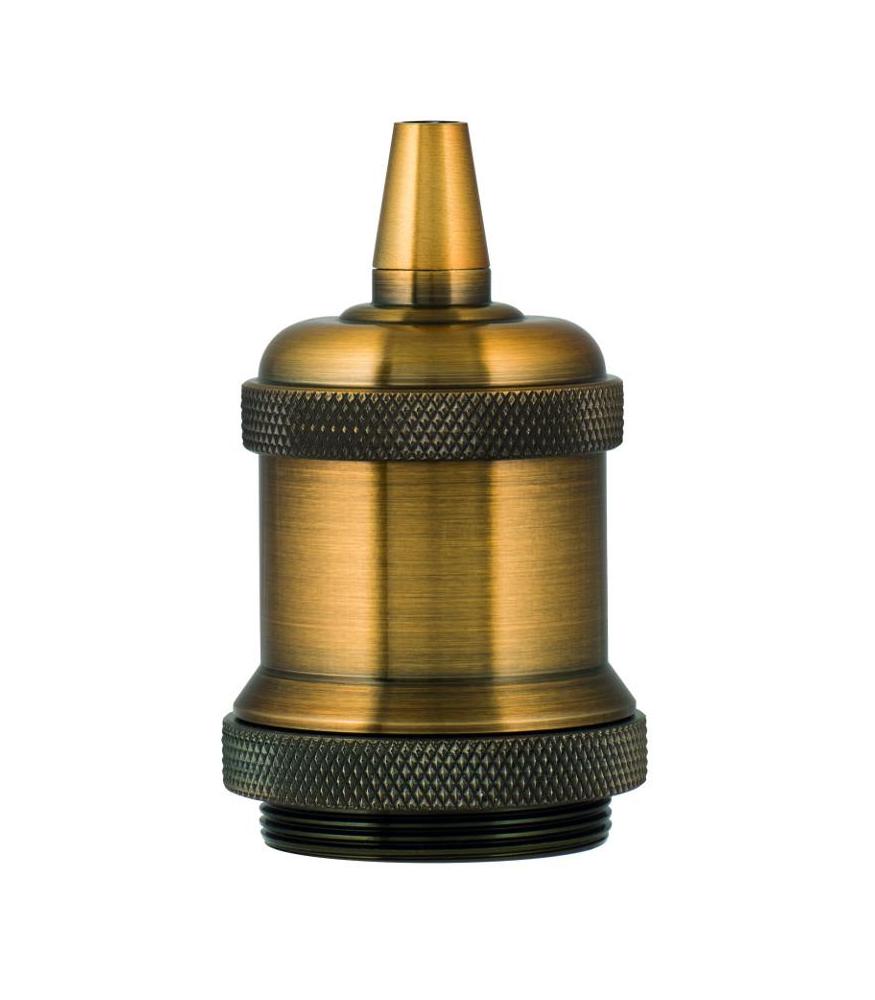 Retro Decorative Lampholder Alu E27 gold antique-DIY – Lighting Components-Svetila.eu
