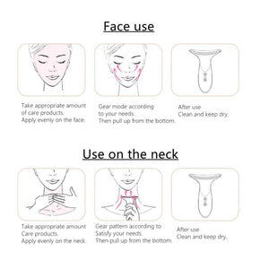 Skin Rejuvenation EMS LED Photon Therapy Neck Massager- USB Charging-Skin Care-Svetila.eu