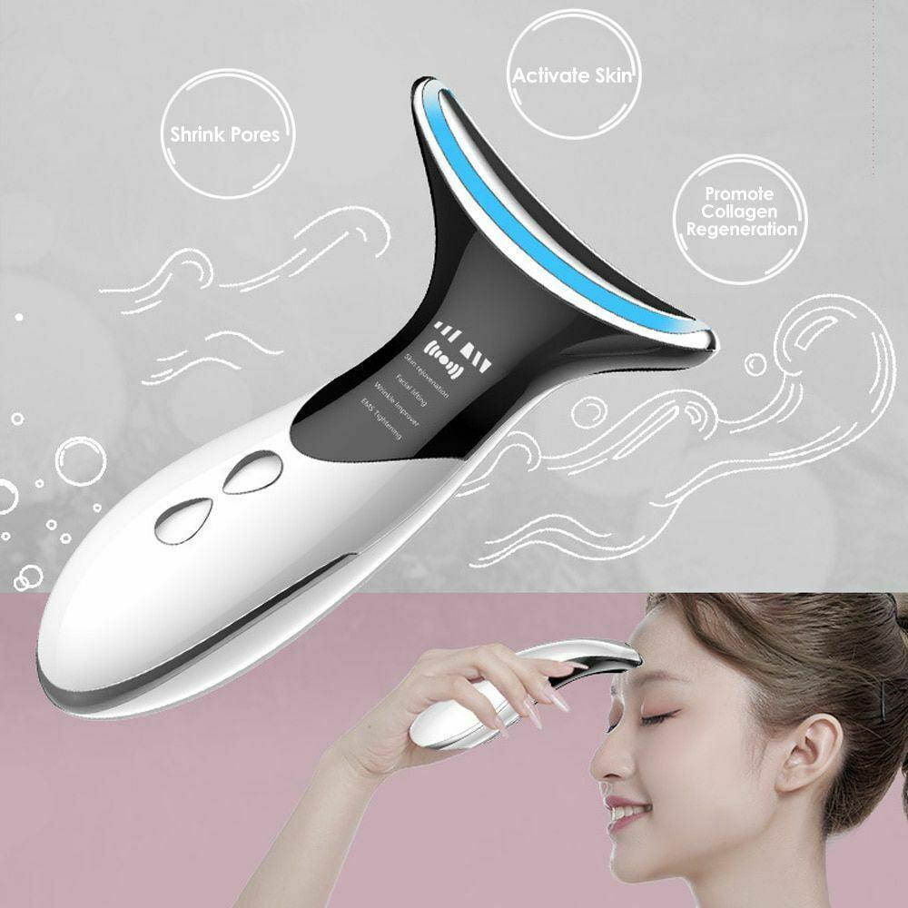 Skin Rejuvenation EMS LED Photon Therapy Neck Massager- USB Charging-Skin Care-Svetila.eu
