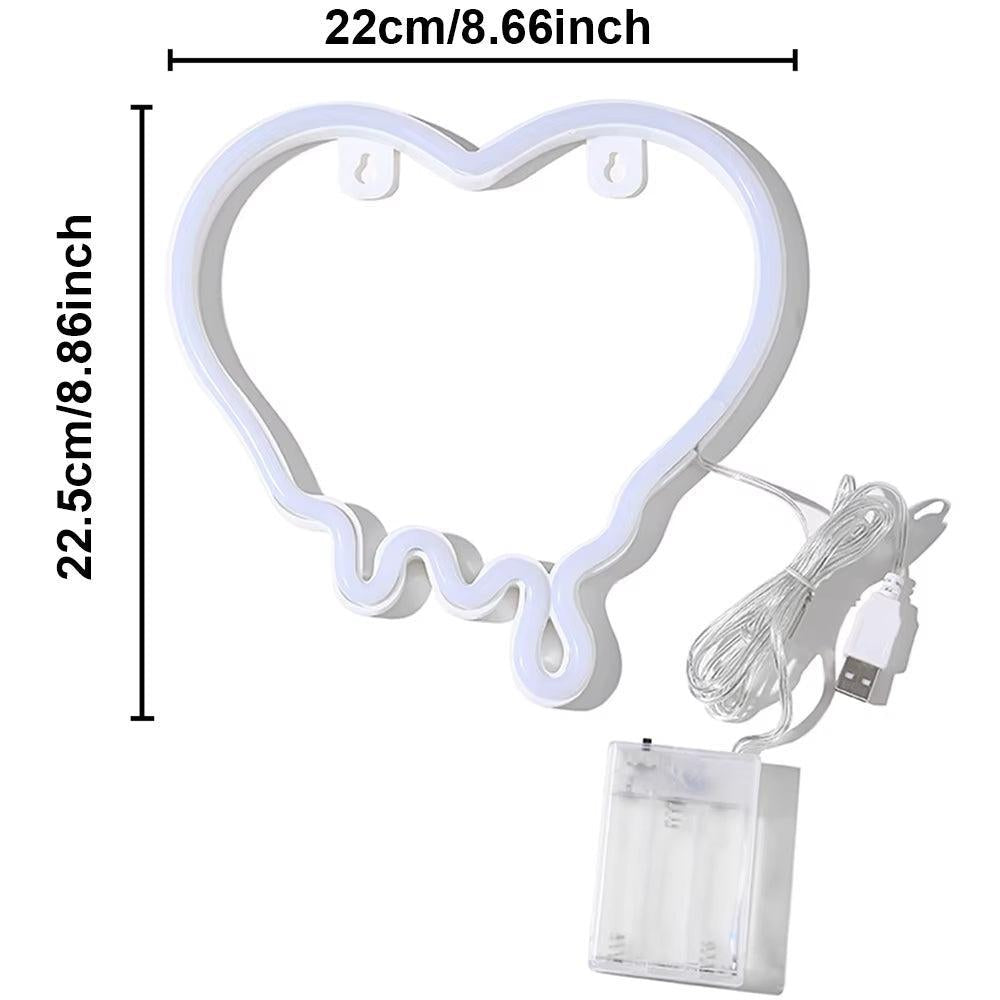 USB Battery LED Neon Lights Sign for Wall Art Decoration Hanging Neon Sign-AE-Svetila.eu
