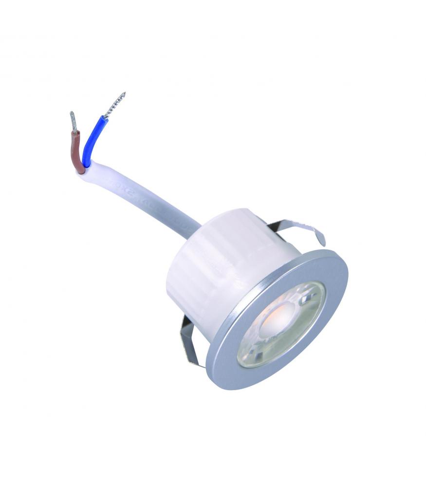 Water-resistant LED FIN C 3W silver NW-Lighting for every space-Svetila.eu