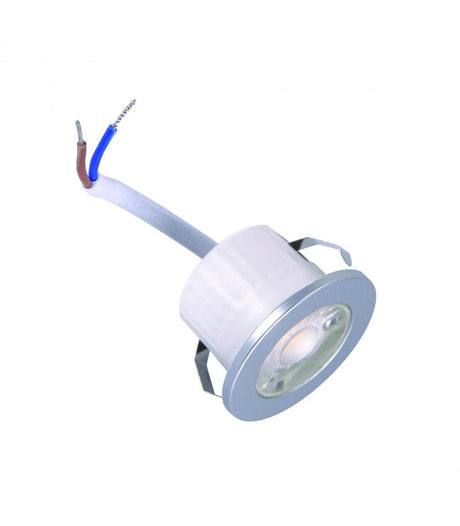 Water-resistant LED FIN C 3W silver NW-Lighting for every space-Svetila.eu