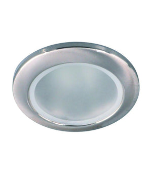 Water-resistant VIKI C GU10 lighting fixture in chrome and white finishes-Lighting for every space-Svetila.eu